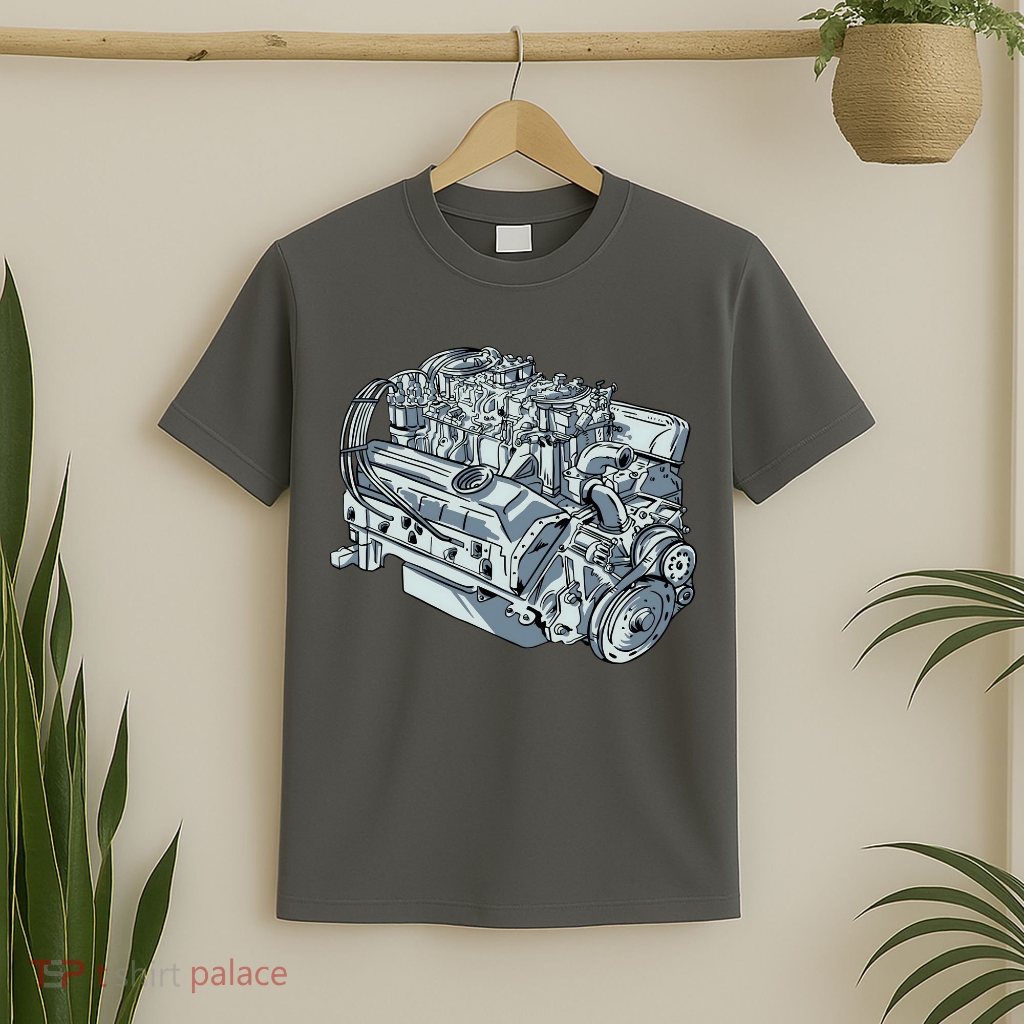 Realistic Car Engine T-Shirt