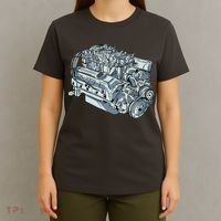 Realistic Car Engine T-Shirt thumb 4