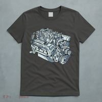 Realistic Car Engine T-Shirt thumb 5