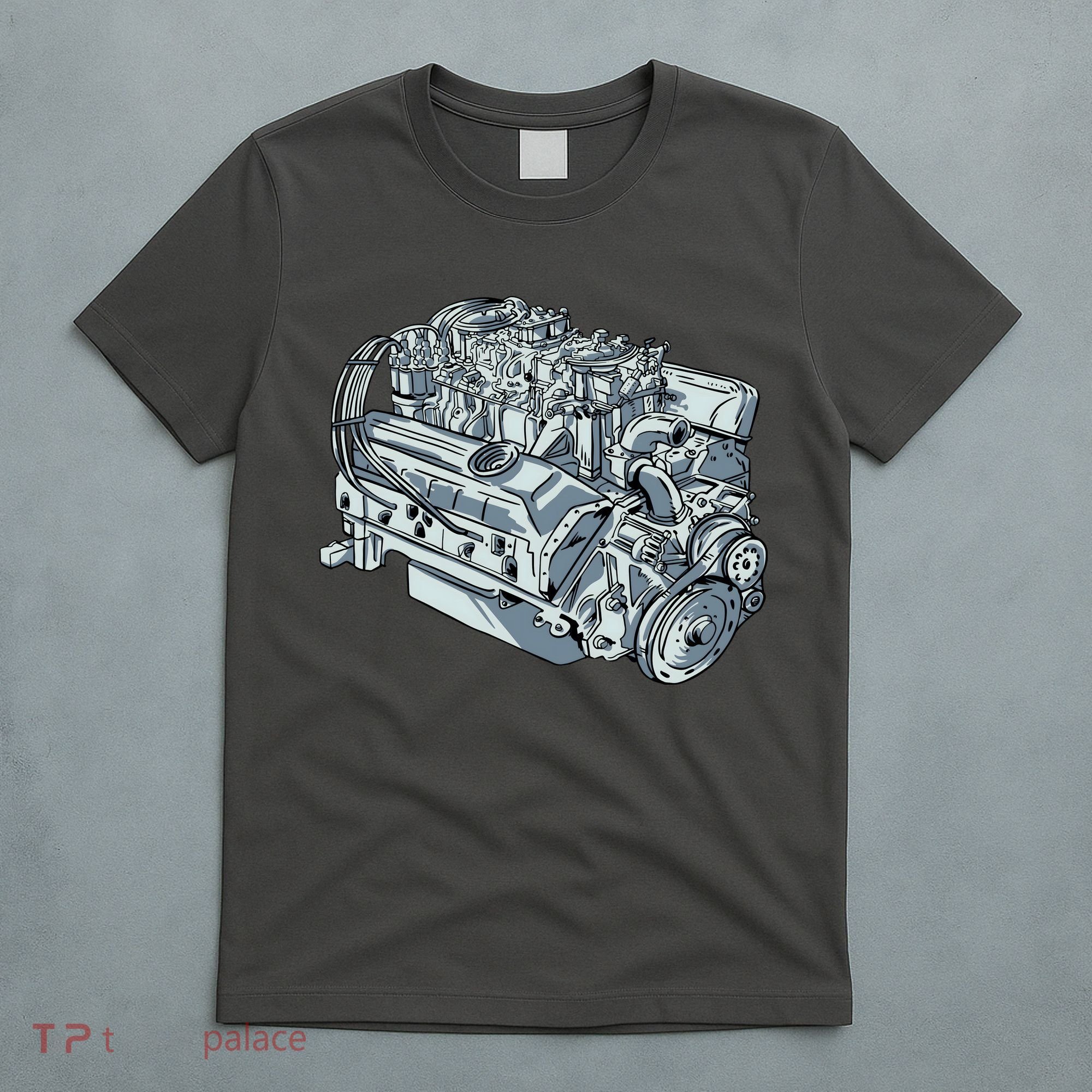 Realistic Car Engine T-Shirt
