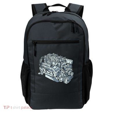Realistic Car Engine Backpack