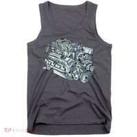 Realistic Car Engine Tank Top thumb 0