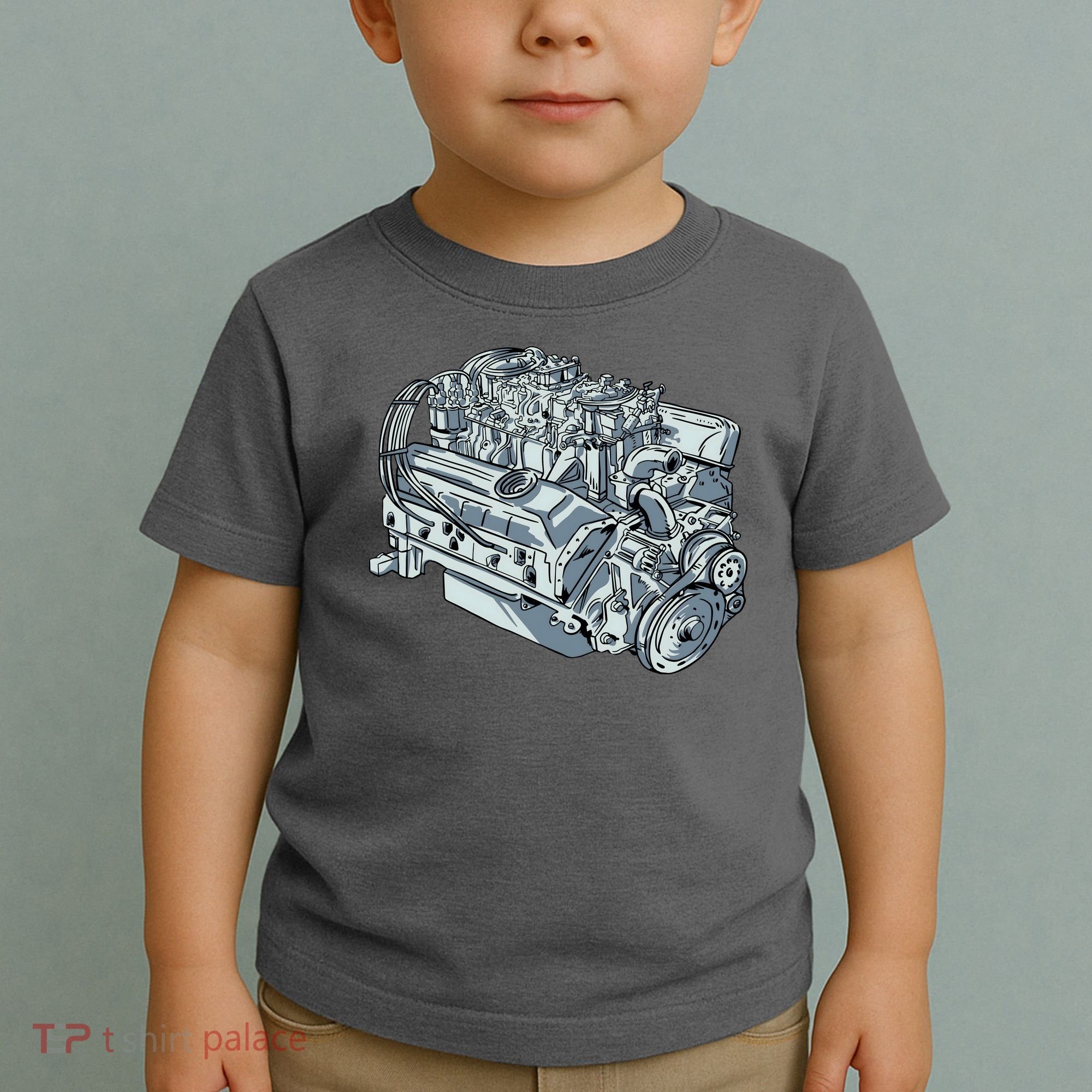 Realistic Car Engine Toddler T-Shirt