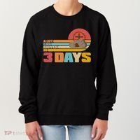 Retro Celebrate Easter A Lot Can Happen In 3 Days Women's Sweatshirt thumb 0