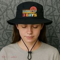 Retro Celebrate Easter A Lot Can Happen In 3 Days Bucket Hat thumb 3