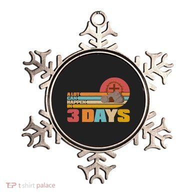 Retro Celebrate Easter A Lot Can Happen In 3 Days Ornament