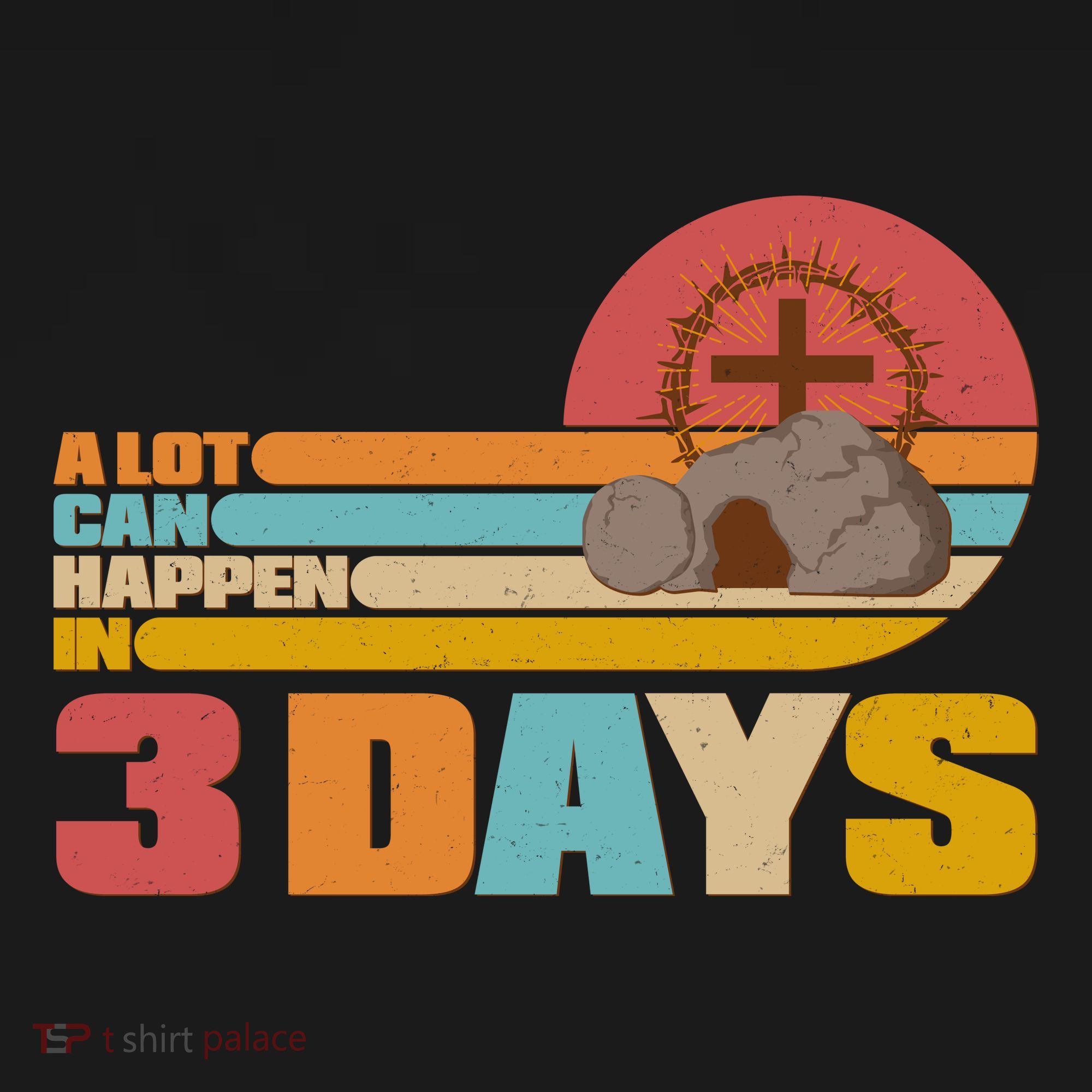 Retro Celebrate Easter A Lot Can Happen In 3 Days Women's Tank Top