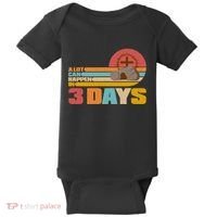 Retro Celebrate Easter A Lot Can Happen In 3 Days Baby Bodysuit thumb 0