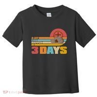 Retro Celebrate Easter A Lot Can Happen In 3 Days Toddler T-Shirt thumb 0