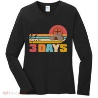 Retro Celebrate Easter A Lot Can Happen In 3 Days Women's Long Sleeve Shirt thumb 0