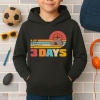 Retro Celebrate Easter A Lot Can Happen In 3 Days Kids Hoodie thumb 2