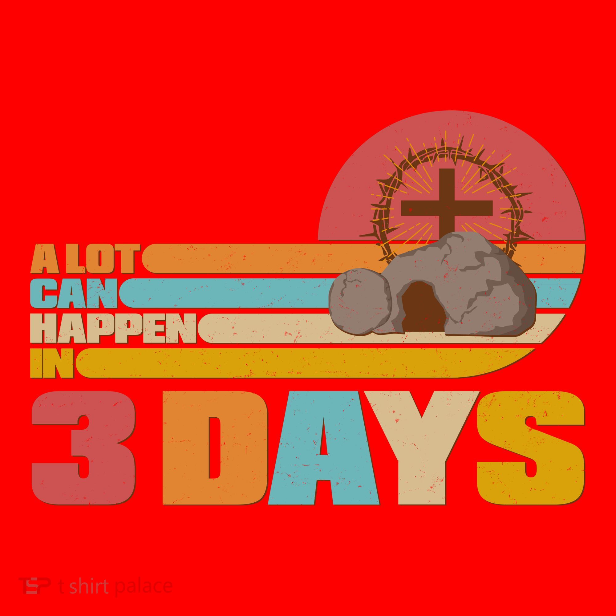 Retro Celebrate Easter A Lot Can Happen In 3 Days Santa Hat