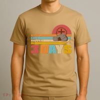 Retro Celebrate Easter A Lot Can Happen In 3 Days T-Shirt thumb 3