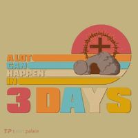 Retro Celebrate Easter A Lot Can Happen In 3 Days Mousepad thumb 1