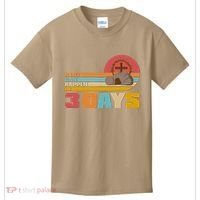 Retro Celebrate Easter A Lot Can Happen In 3 Days Kids T-Shirt thumb 0