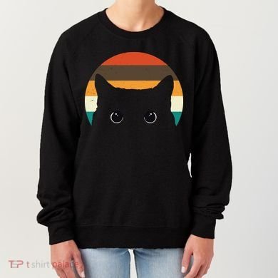 Retro Cat Eyes Vintage Sunset Women's Sweatshirt