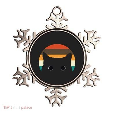 Retro Cat Eyes Vintage Sunset Ornament