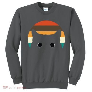 Retro Cat Eyes Vintage Sunset Sweatshirt