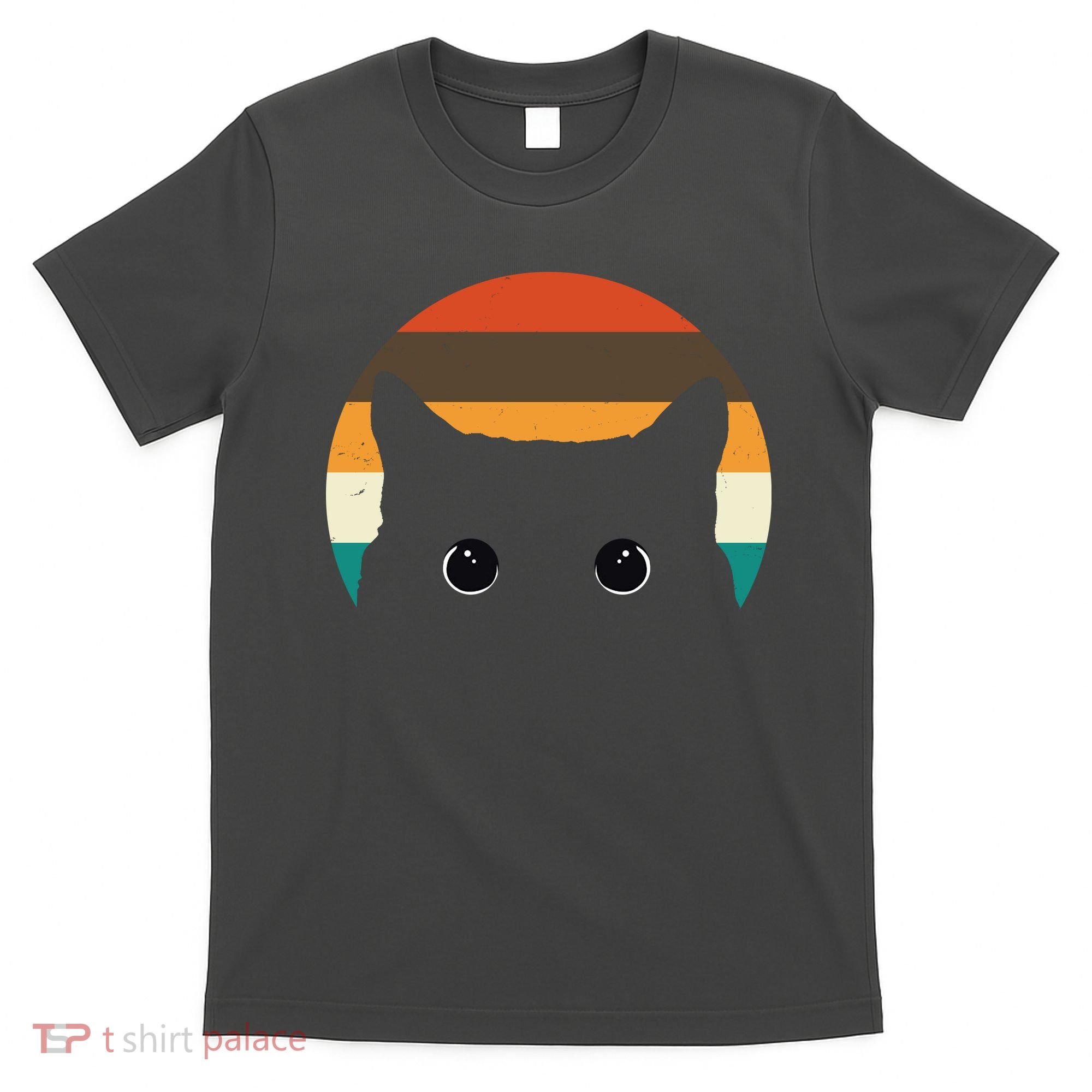 Retro Cat Eyes Vintage Sunset T-Shirt
