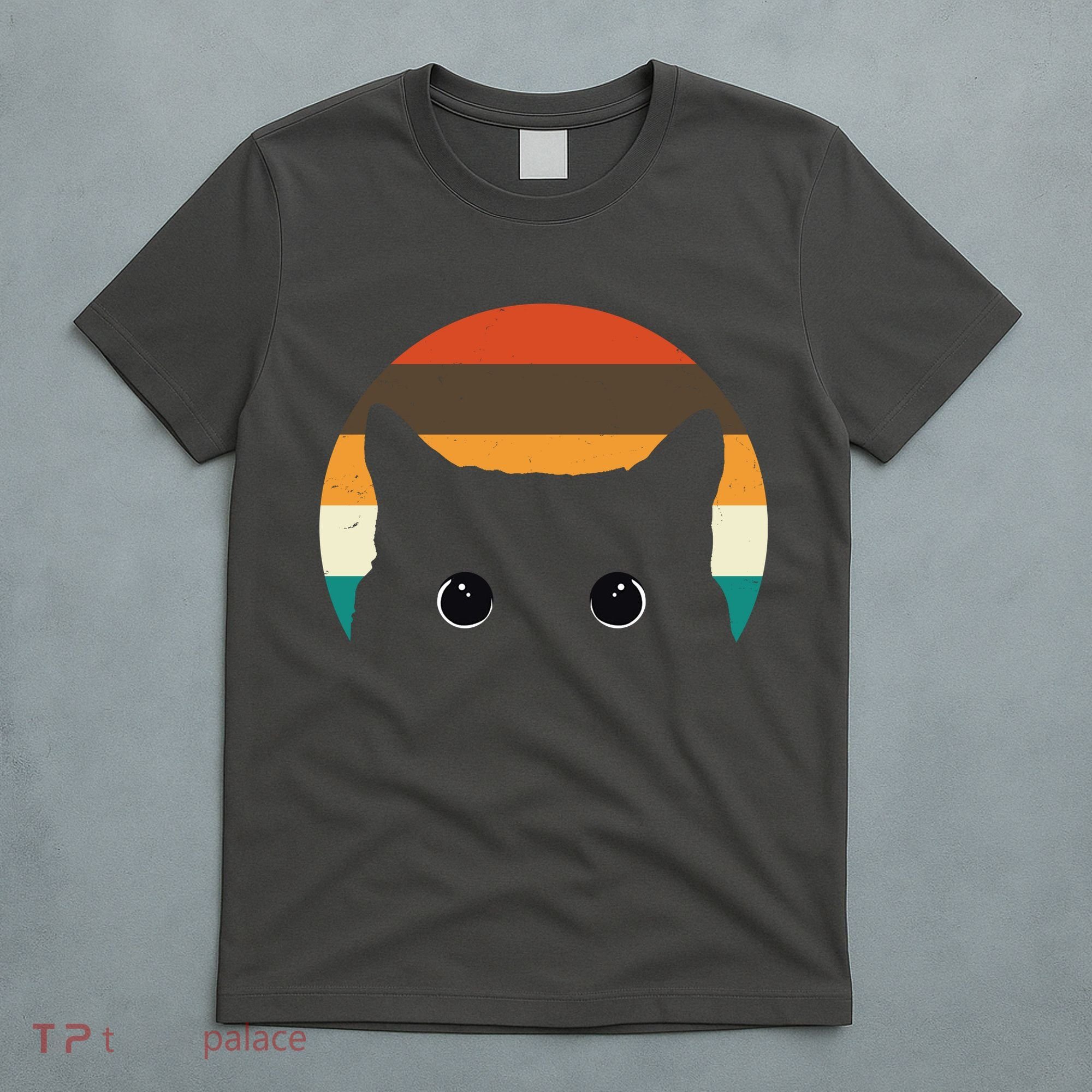 Retro Cat Eyes Vintage Sunset T-Shirt