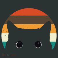 Retro Cat Eyes Vintage Sunset T-Shirt thumb 7