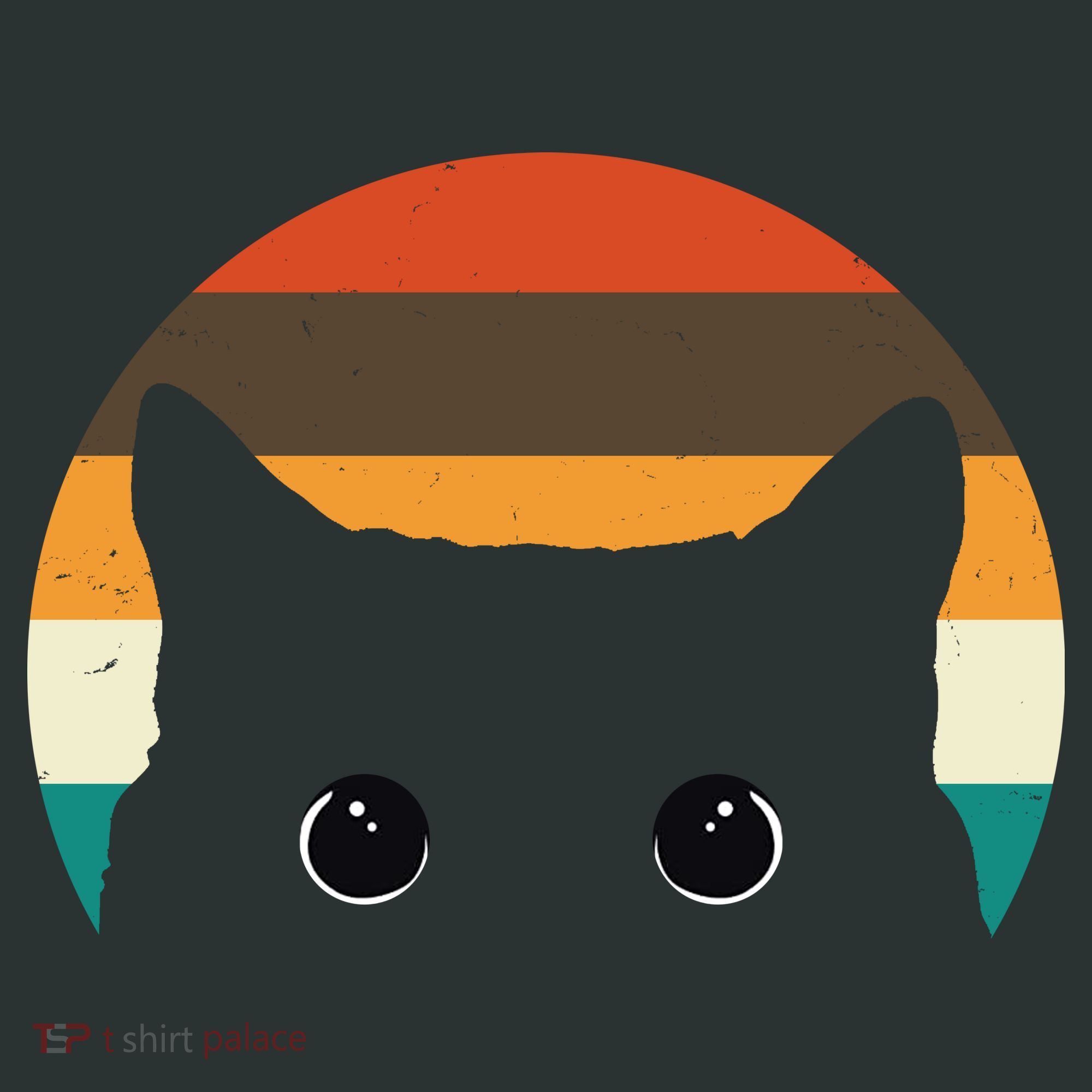 Retro Cat Eyes Vintage Sunset T-Shirt