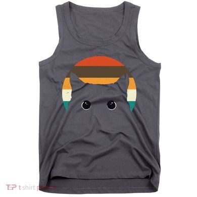 Retro Cat Eyes Vintage Sunset Tank Top