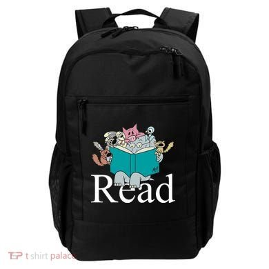 Read Cute Elephant Book Lover Gift Backpack