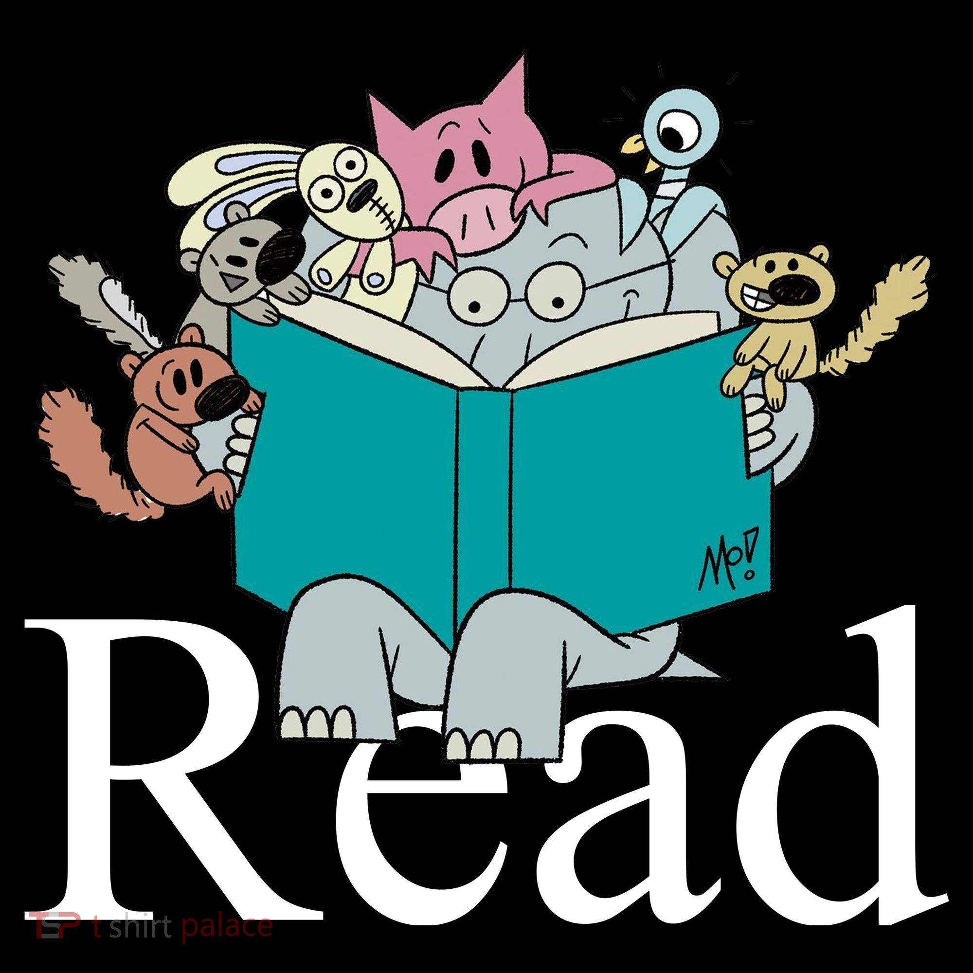 Read Cute Elephant Book Lover Gift Toddler Hoodie