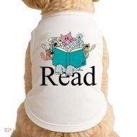 Read Cute Elephant Book Lover Gift Doggie Tank thumb 0