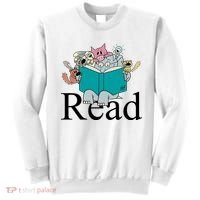 Read Cute Elephant Book Lover Gift Sweatshirt thumb 0