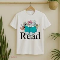 Read Cute Elephant Book Lover Gift T-Shirt thumb 2