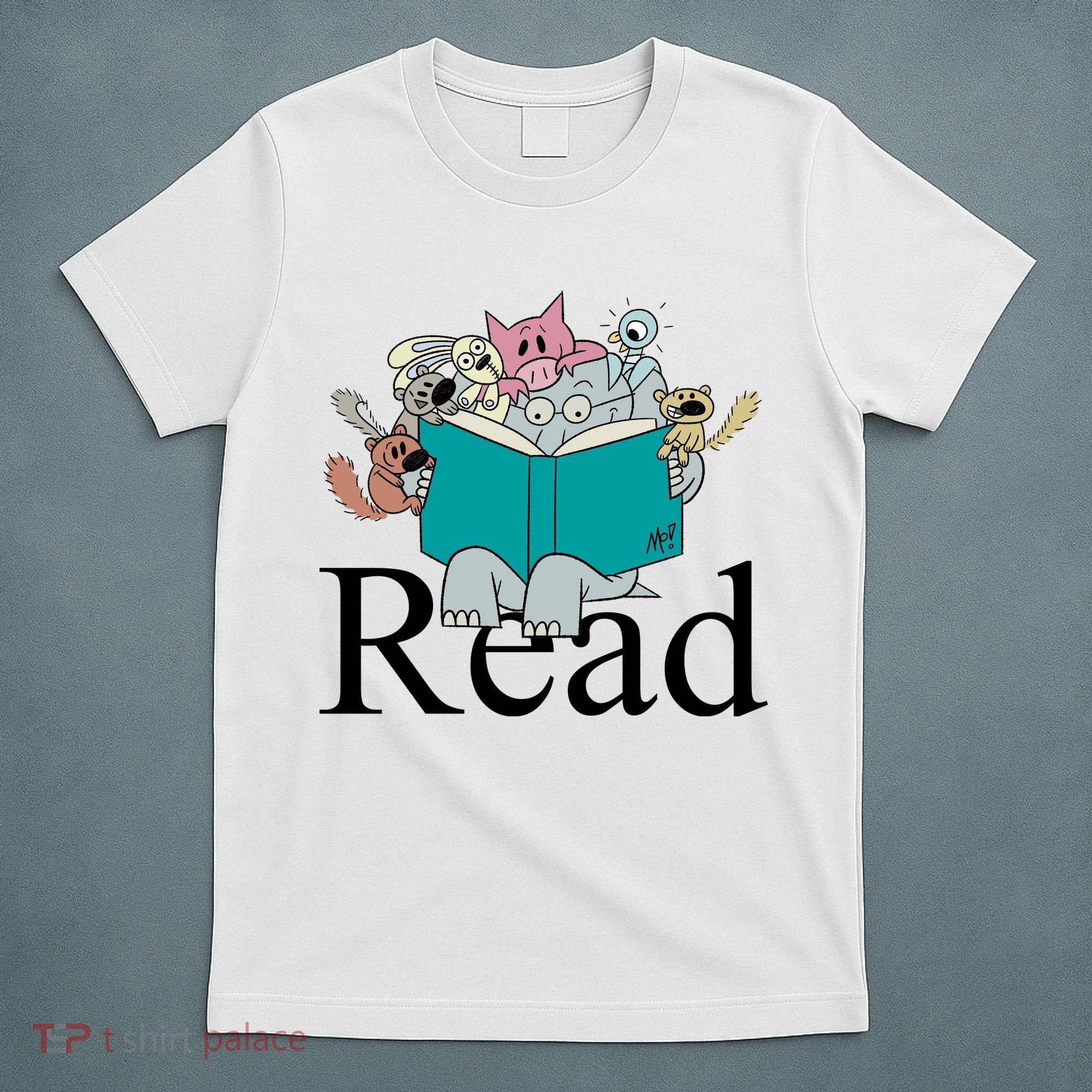Read Cute Elephant Book Lover Gift T-Shirt