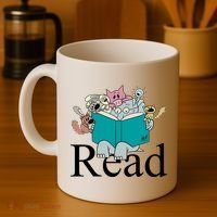 Read Cute Elephant Book Lover Gift Coffee Mug thumb 4