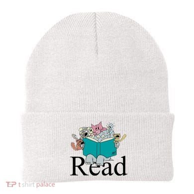 Read Cute Elephant Book Lover Gift Beanie