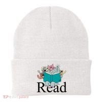 Read Cute Elephant Book Lover Gift Beanie thumb 0