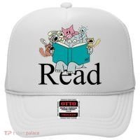 Read Cute Elephant Book Lover Gift Hat thumb 0