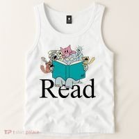 Read Cute Elephant Book Lover Gift Tank Top thumb 2