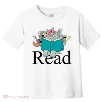 Read Cute Elephant Book Lover Gift Toddler T-Shirt thumb 0