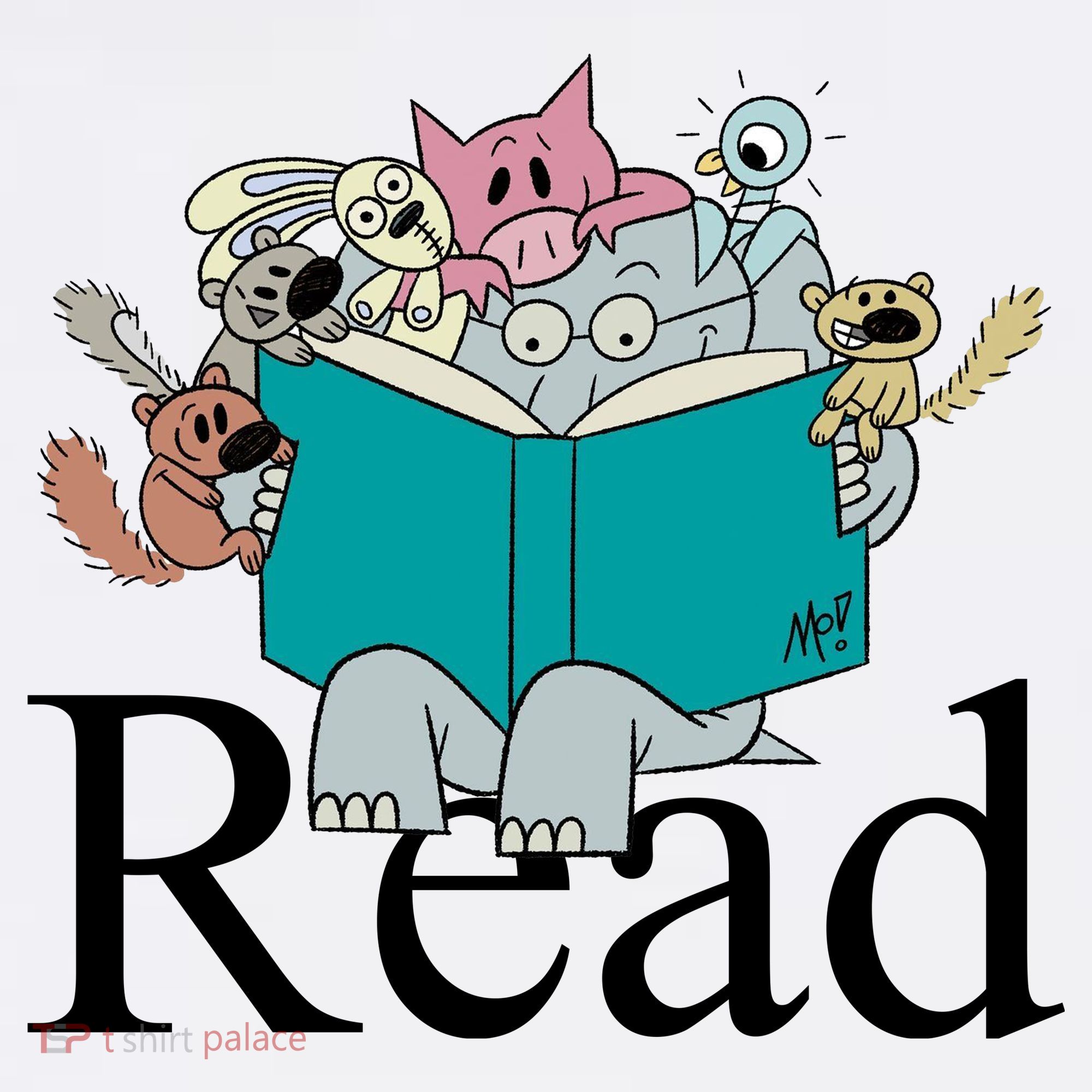 Read Cute Elephant Book Lover Gift Women's T-Shirt