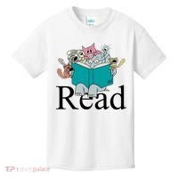 Read Cute Elephant Book Lover Gift Kids T-Shirt thumb 0