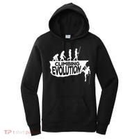 Rock Climbing Evolution Funny Climber Hiker Boulderer Cute Gift Women's Hoodie thumb 0