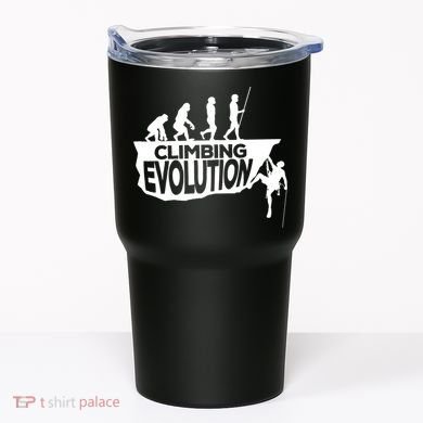 Rock Climbing Evolution Funny Climber Hiker Boulderer Cute Gift Tumbler