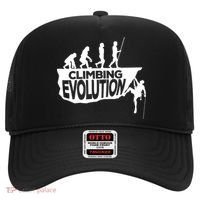 Rock Climbing Evolution Funny Climber Hiker Boulderer Cute Gift Hat thumb 0