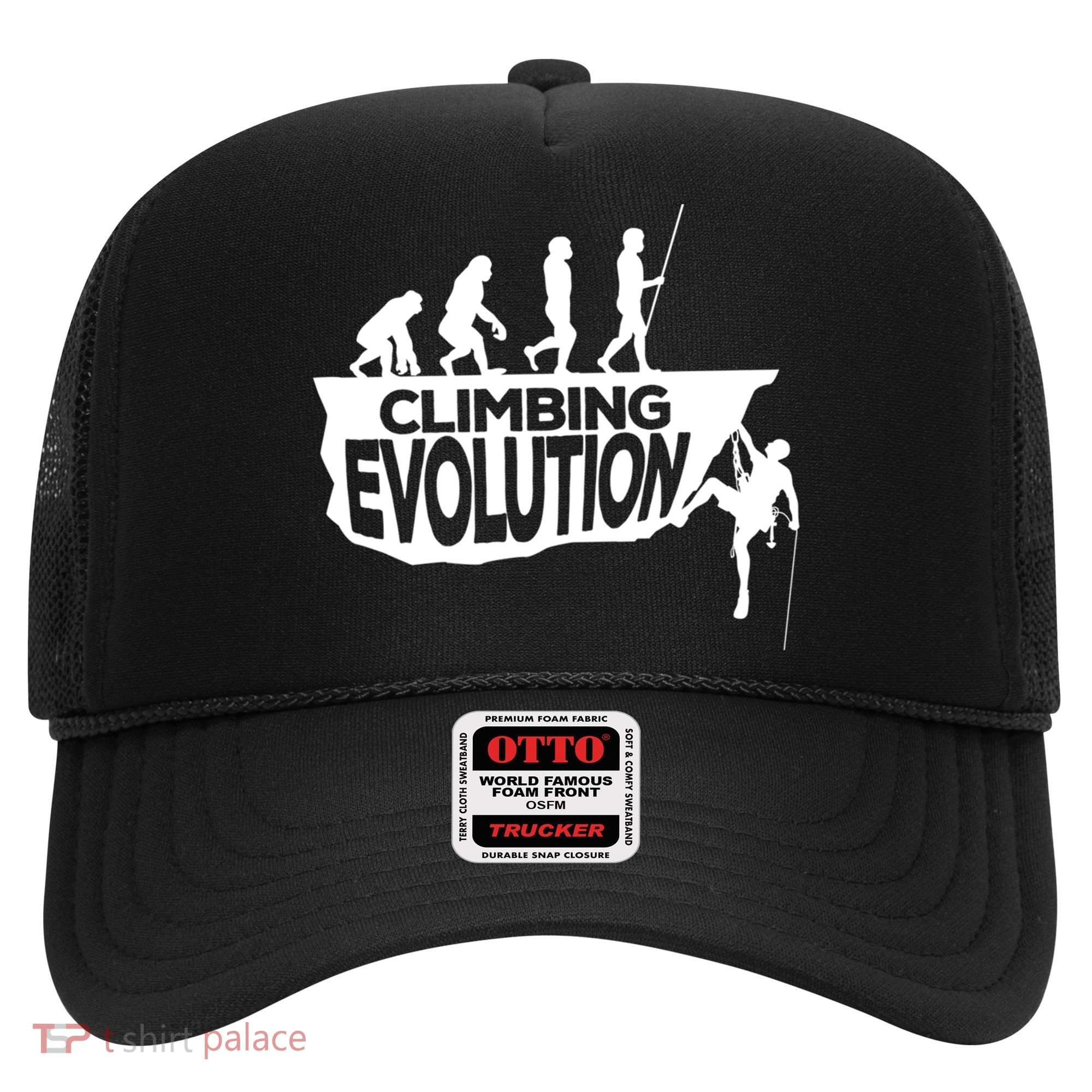 Rock Climbing Evolution Funny Climber Hiker Boulderer Cute Gift Hat