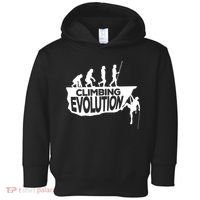 Rock Climbing Evolution Funny Climber Hiker Boulderer Cute Gift Toddler Hoodie thumb 0