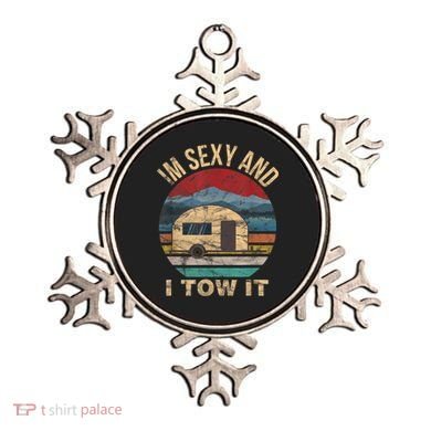 Rv Camper Funny Gift Im Sexy And I Tow It Funny Camper Gift Ornament