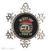 Rv Camper Funny Gift Im Sexy And I Tow It Funny Camper Gift Ornament thumb 0