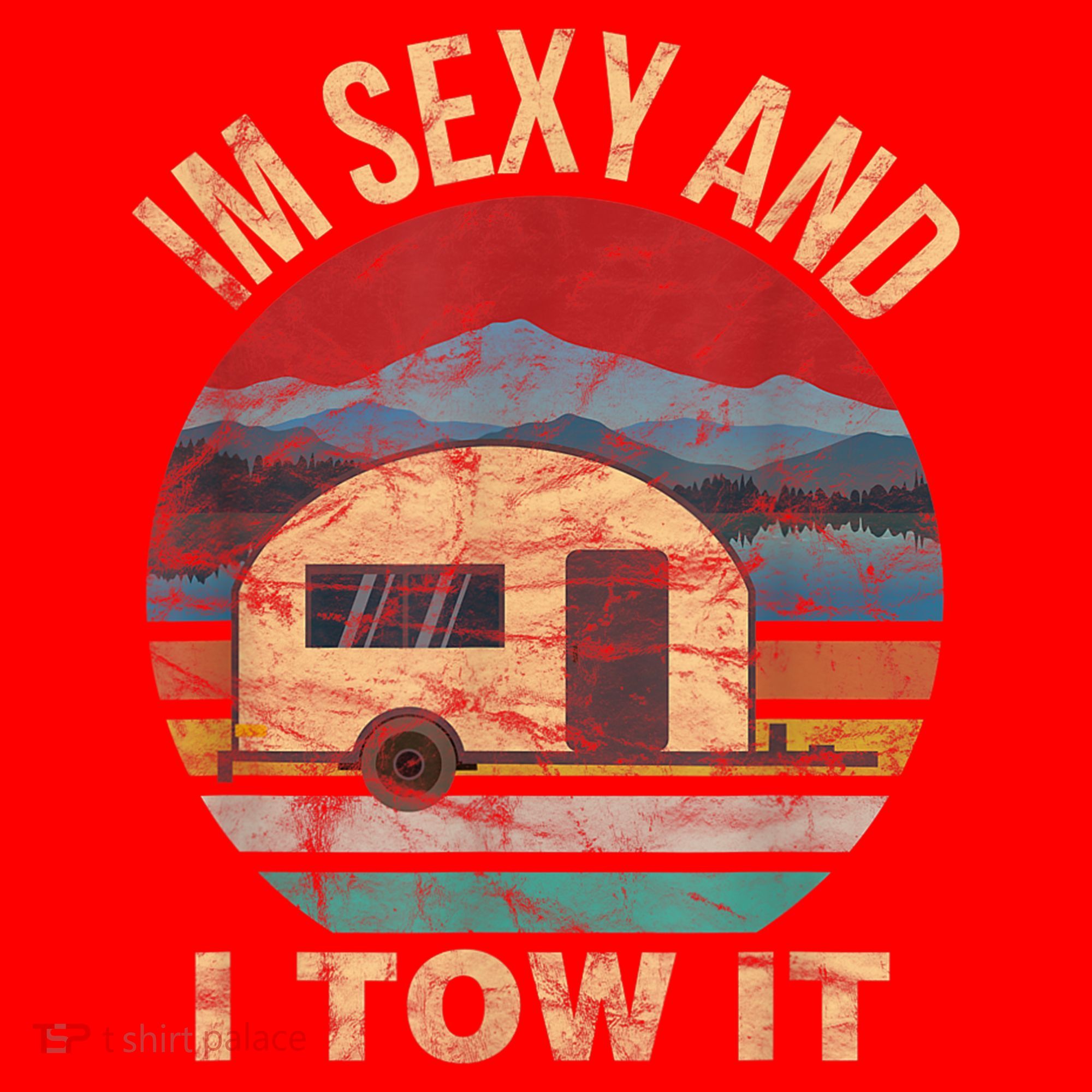 Rv Camper Funny Gift Im Sexy And I Tow It Funny Camper Gift Santa Hat