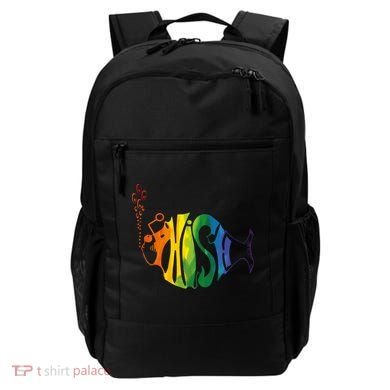 Rainbow Color Fish Cool Backpack